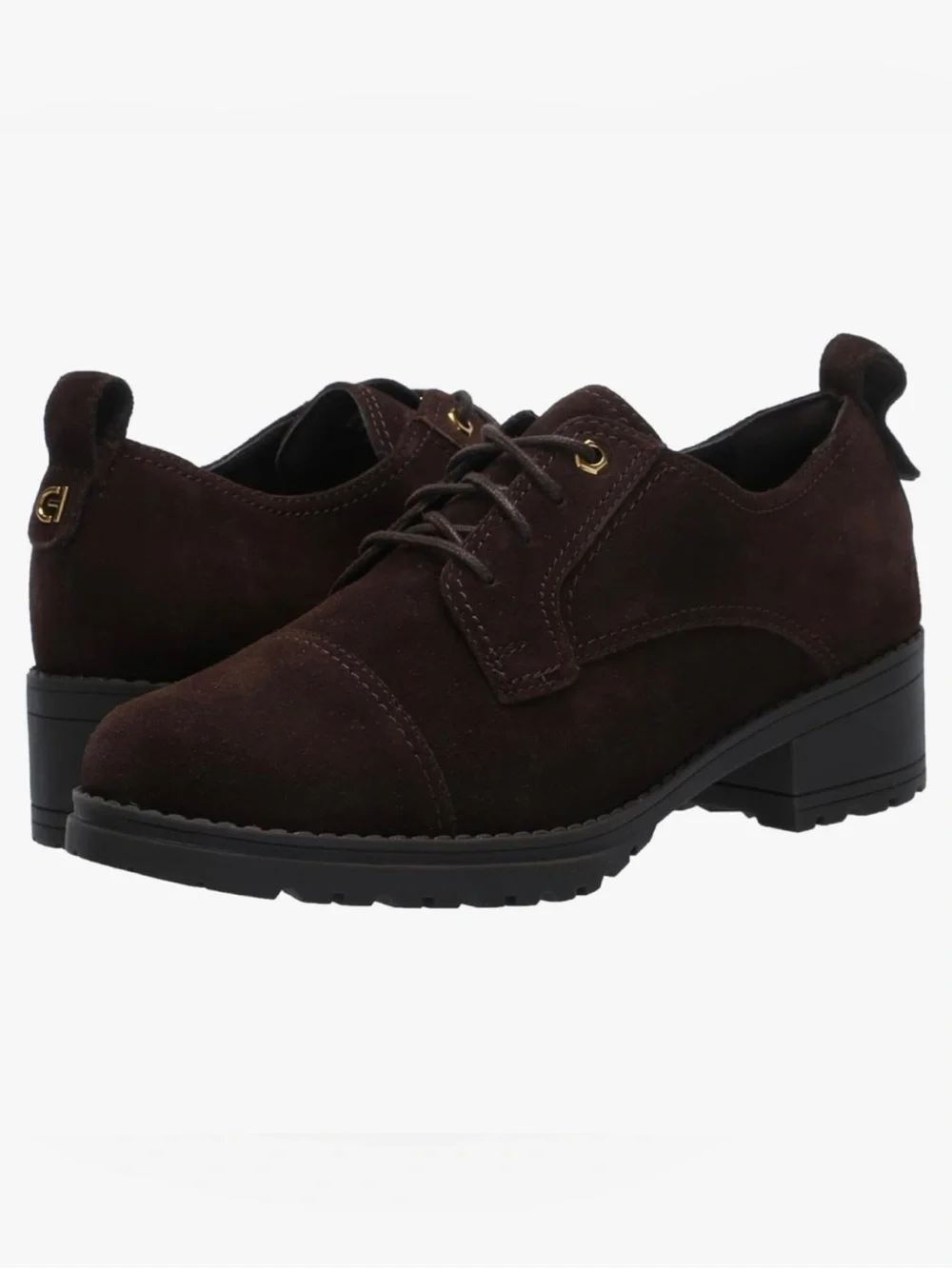 Cole Haan Women's Camea Heritage Oxford, Dark Chocolate Suede, 9.5 Medium